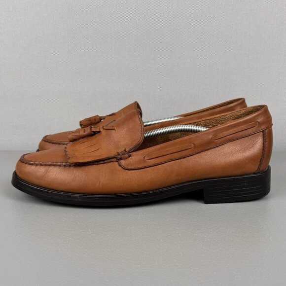 Bass Weejuns Marietta ll Tassel Loafers Leather Shoes Womens 11 M Tan 3242-261 - Picture 3 of 9